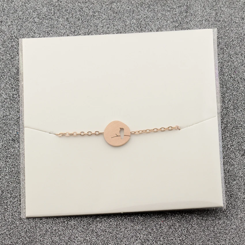 Браслет женский из нержавеющей стали с шармами Птица на ветке|pulsera mujer moda|pulseras