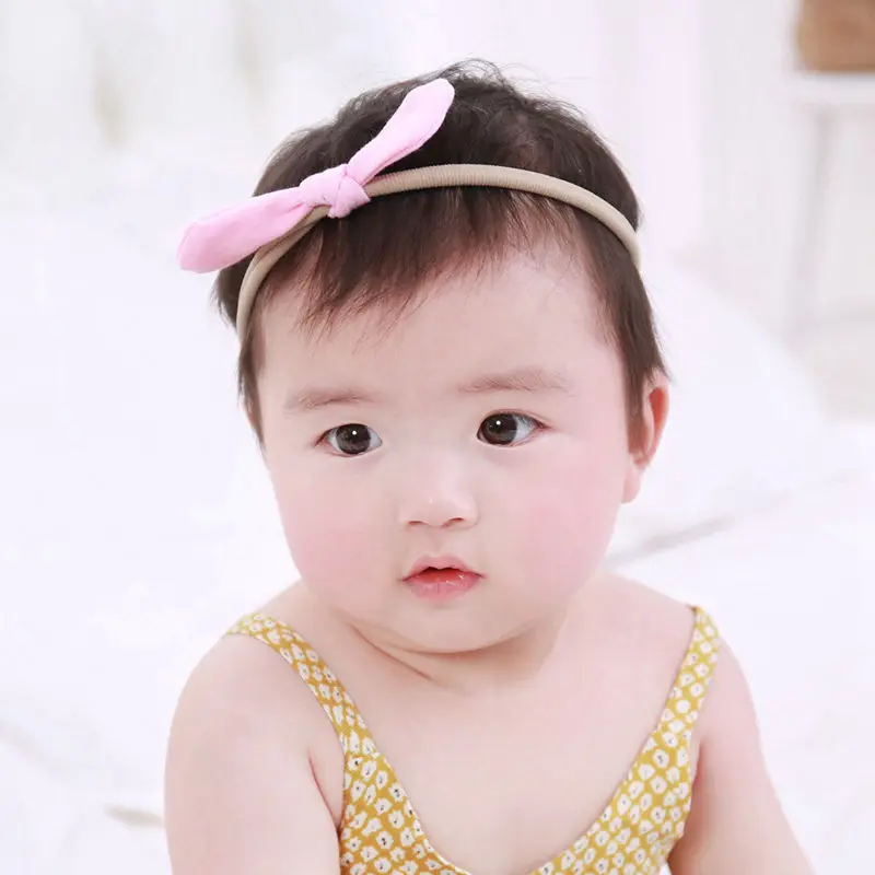 Naturalwell Baby girls Small Bow Hairband Tiny Hair Infant Headband Newborn Elastic Band Accessories 1set HB143 | Детская одежда и