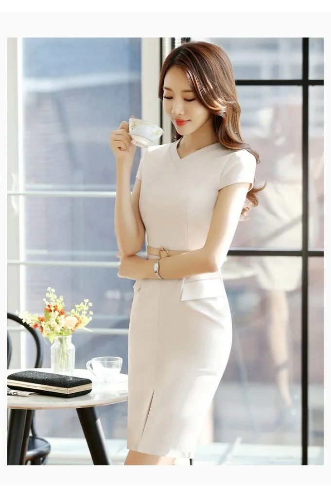 Модная новинка абрикосовый костюм для работы женские профессиональные блейзеры