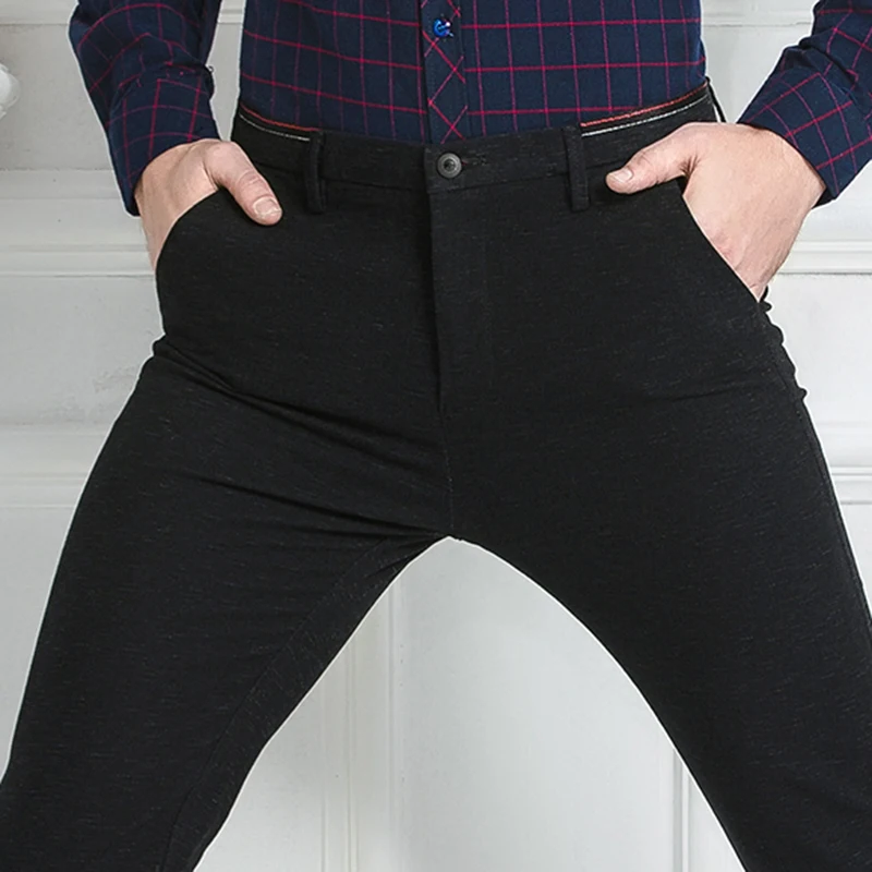 Мужской костюм брюки шлифовальные стрейчевый карандаш узкие большого размера DP