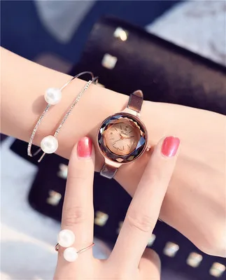 Роскошные хрустальные золотые часы для женщин модный браслет кварцевые наручные