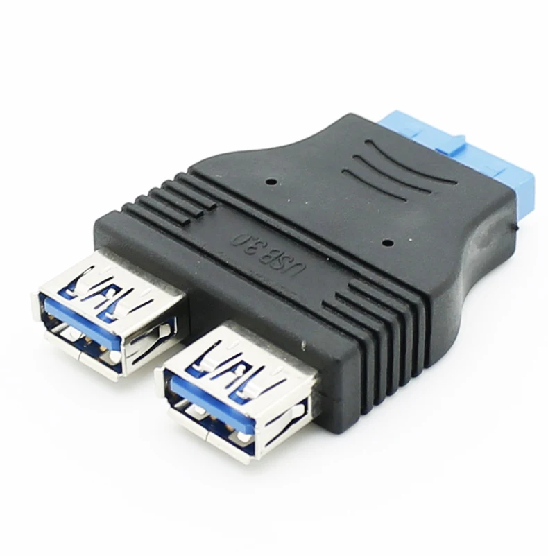 

2 порта USB 3,0 USB3.0 гнездо к материнской плате 20pin адаптер