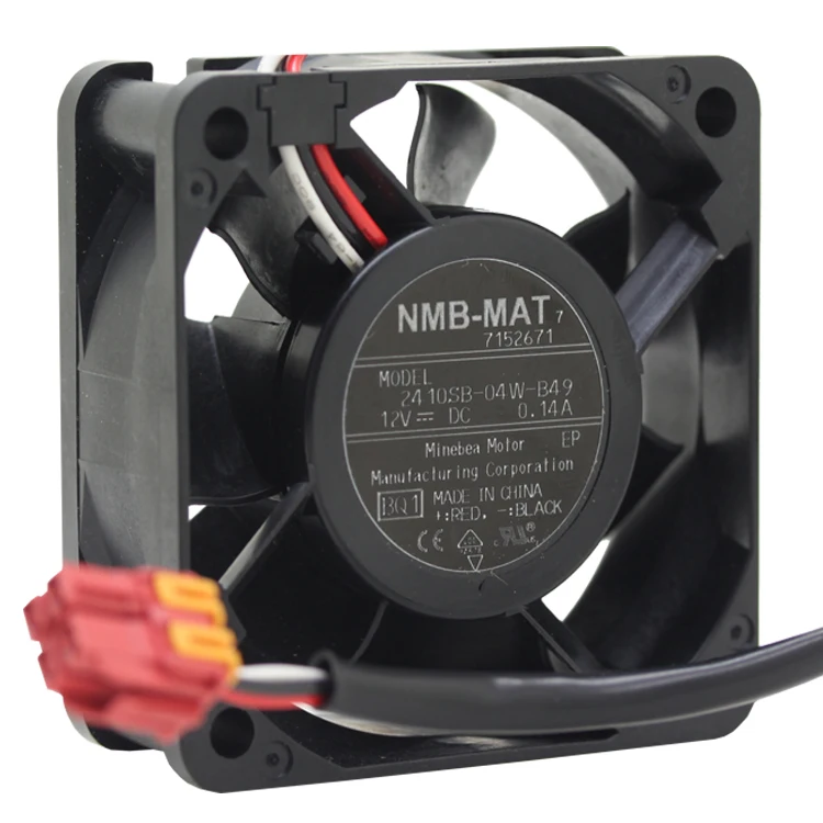 Совершенно новый для NMB 2410SB 04W B49 12V 0 14 Вентилятор охлаждения 6025 прокладка