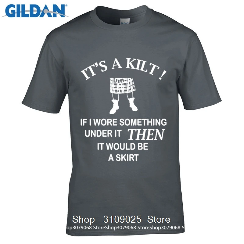 GILDAN DIY стильные мужские футболки 100% хлопок Geek семейная Футболка мужская Kilt Wearer