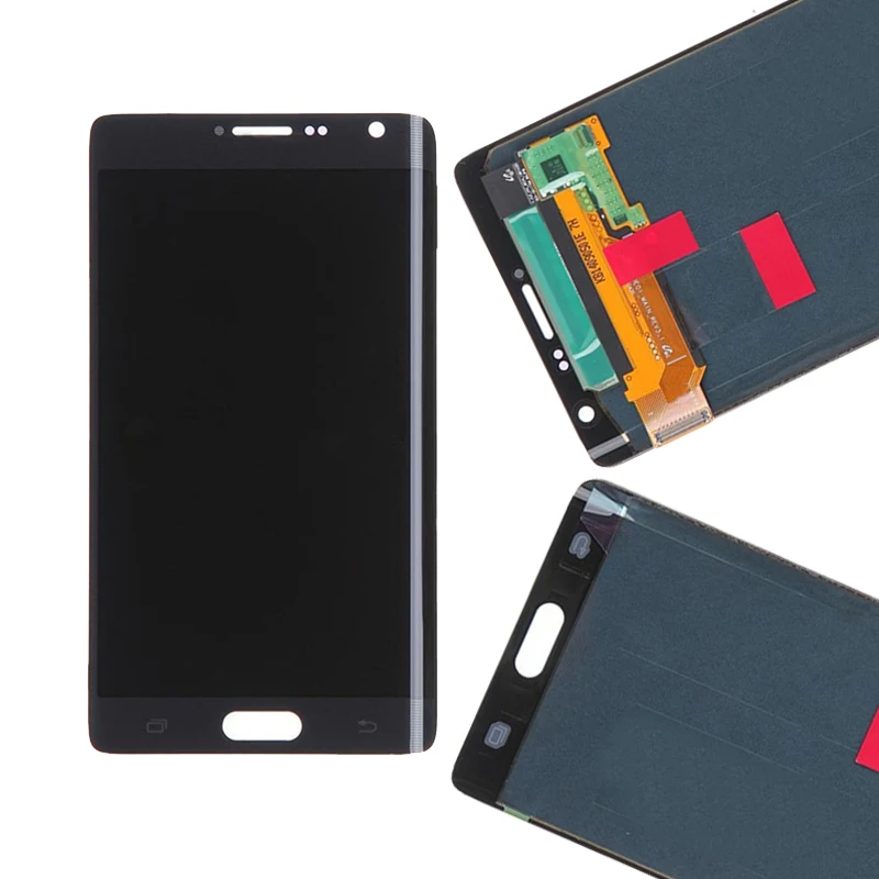 Для samsung Galaxy Note 4 Edge ЖК дисплей 5 6 ''N9150 N915F N915 серый белый экран протестированный