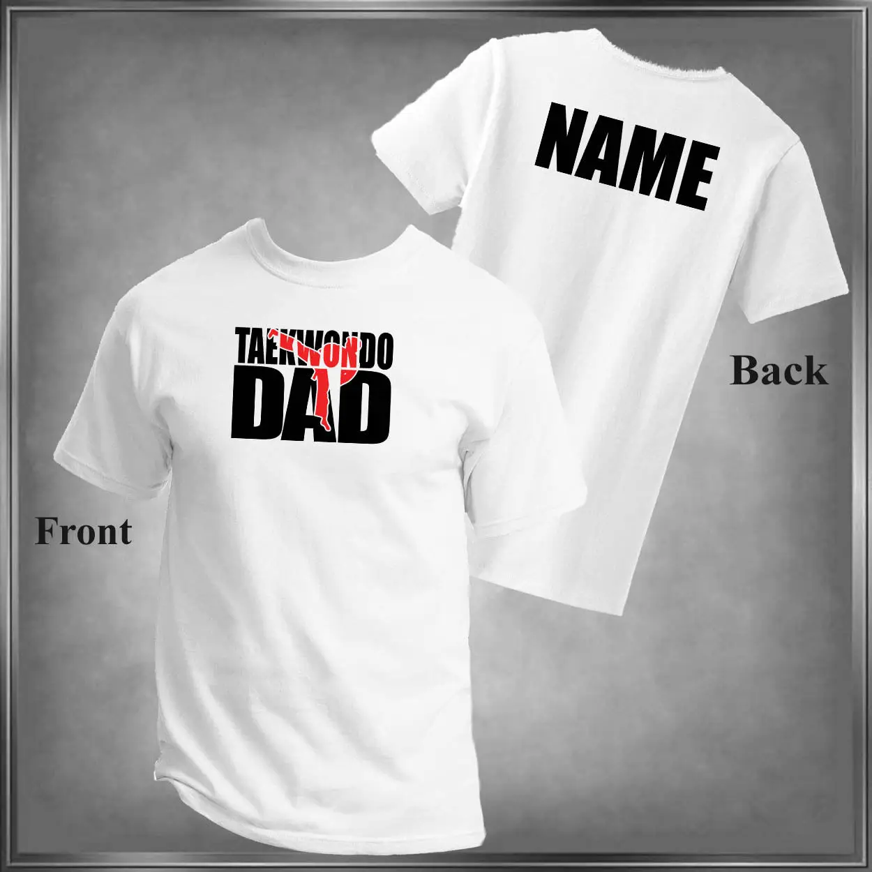 2019 модная летняя стильная футболка для мамы тхэквондо папы или U образной формы