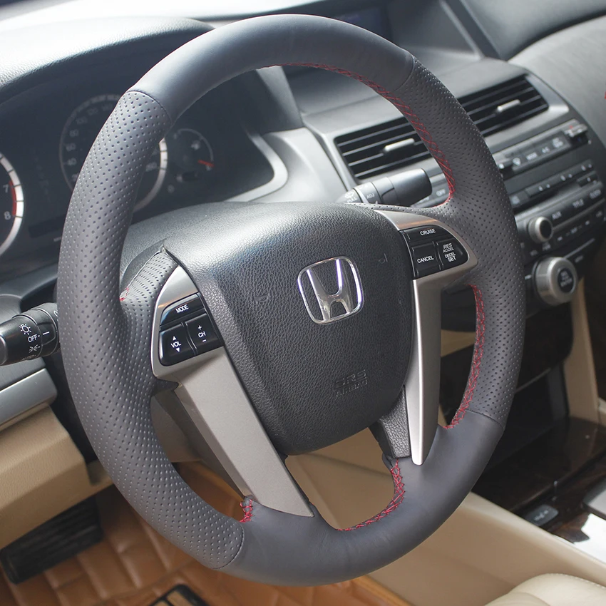 Чехол для Honda ACCORD 8 чехлы на руль автомобильный Стайлинг сделай сам натуральная