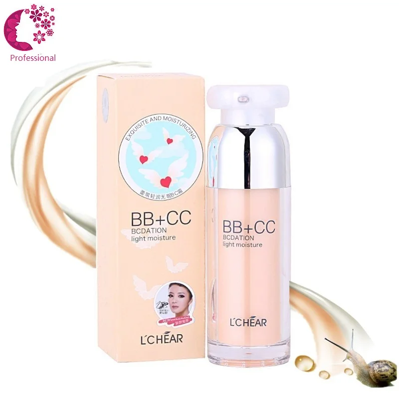 Улитка 2In1 Крем BB & CC длительное Природный Корректор Увлажняющий Отбеливание