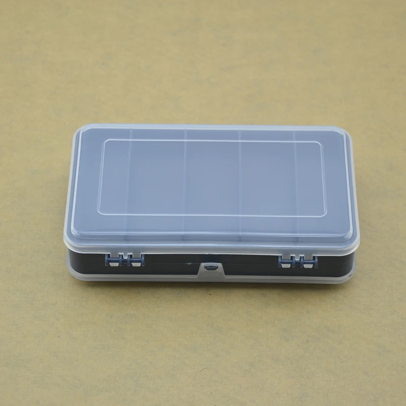 

PP transparent plastic box two sided lattice box parts box IC patch box parts classification