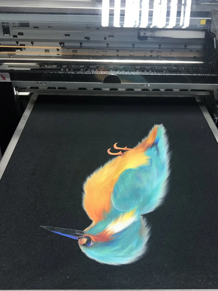 8 цветов DTG принтеры для футболок принтер одежды и ткани размер A3 CMYK + WWWW печатная