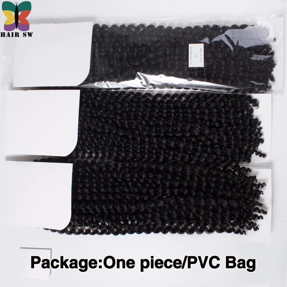 Jumbo твист Крючком Косы Одной Нити Из ямайки отказов вьющиеся Не Витая канекалон