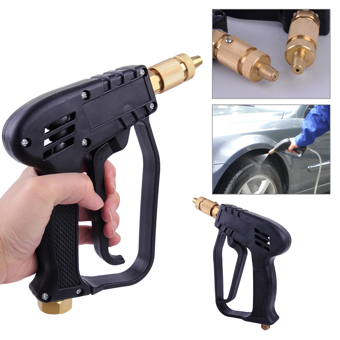 

LETAOSK Universal High Pressure Power Washer Spray Water Jet Trigger Gun Car Cleaning Accessories