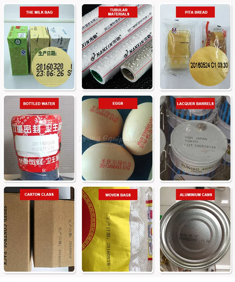 

Automatic Handheld Intelligent Inkjet Printer production date code printing machine