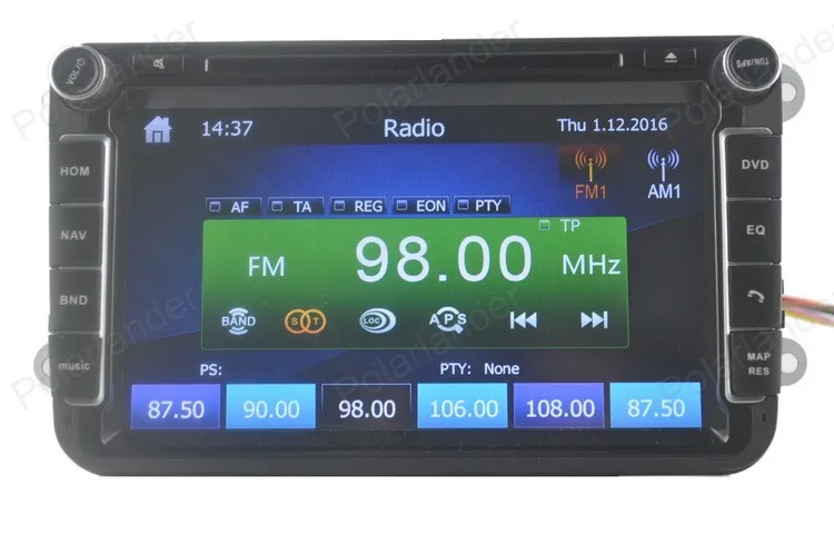 Goedkoop Auto Multimedia Speler Voor VW/POLO/PASSAT/Golf/Skoda/Octavia/SEAT/LEON Met Wifi Radio GPS Navigatie 1080 P Ipod FM Kaart