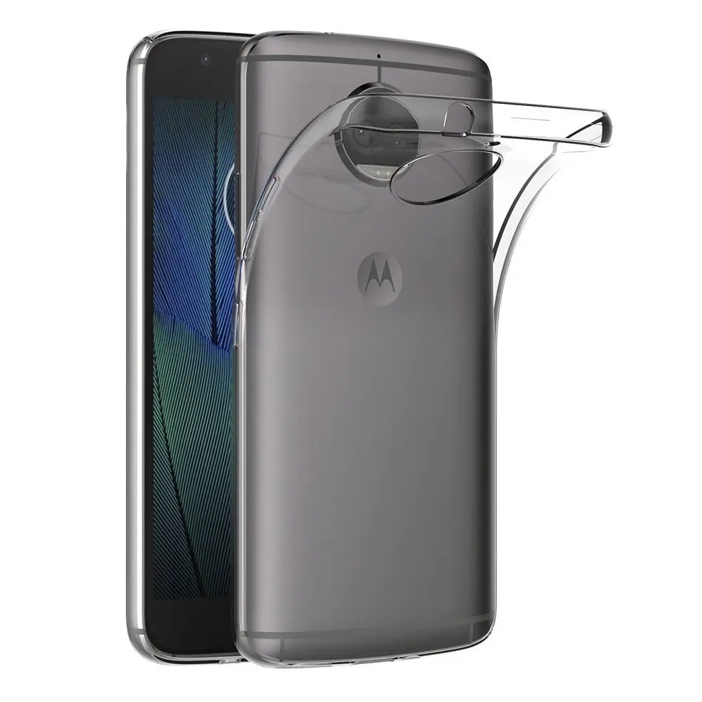 Для Motorola Moto G5s plus 5 дюймов ультра тонкий мягкий Силиконовый ТПУ резиновый гелевый