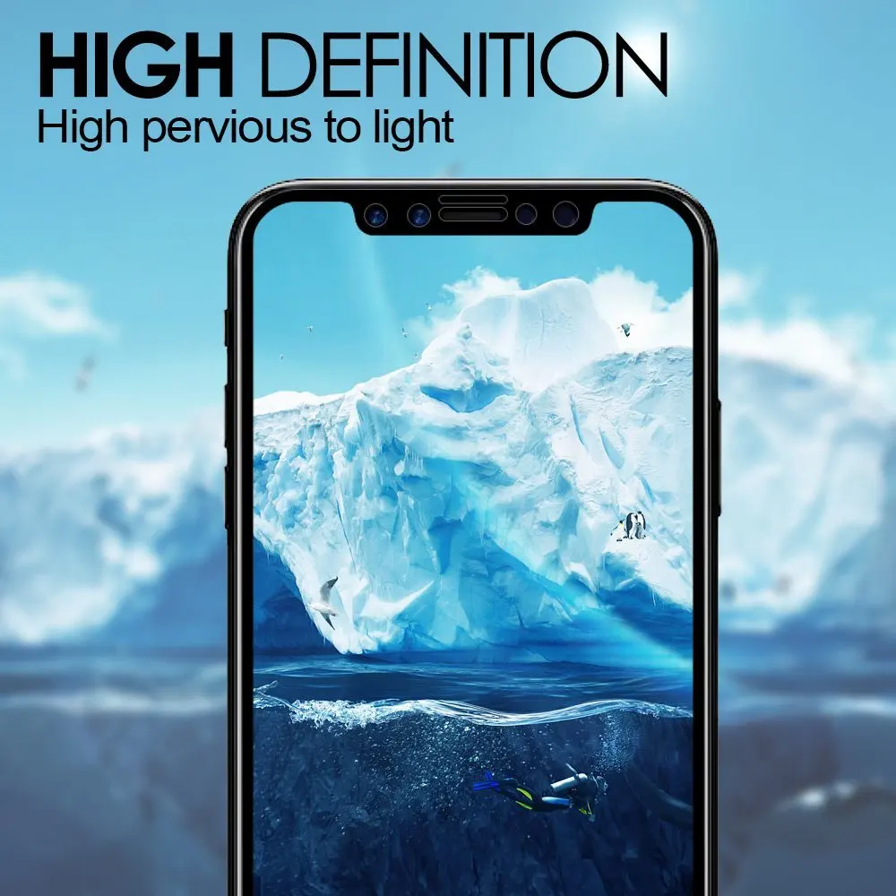 GerTong для iPhone X 8 7 6 6S Plus XR XS Max закаленное стекло с полным покрытием Защита экрана 5 5S