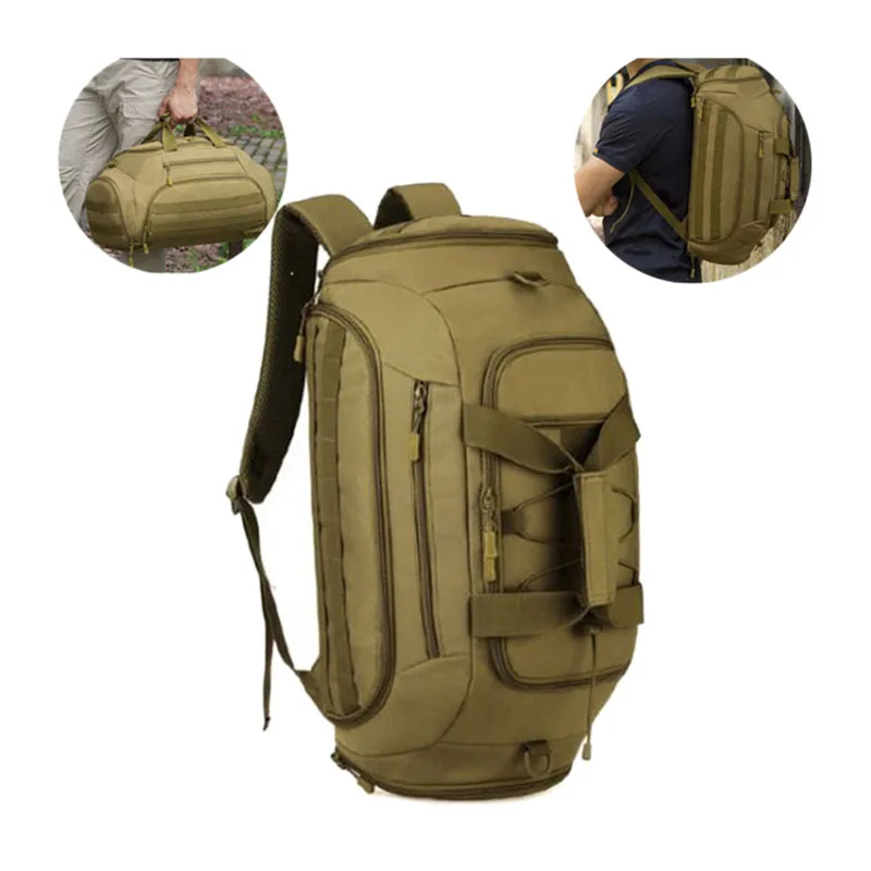 Brown 35Л Открытый спортивный рюкзак многофункциональная дорожная сумка для хранения обуви большая емкость сумки кемпинг рюкзаки альпинистские - Цвет: Brown