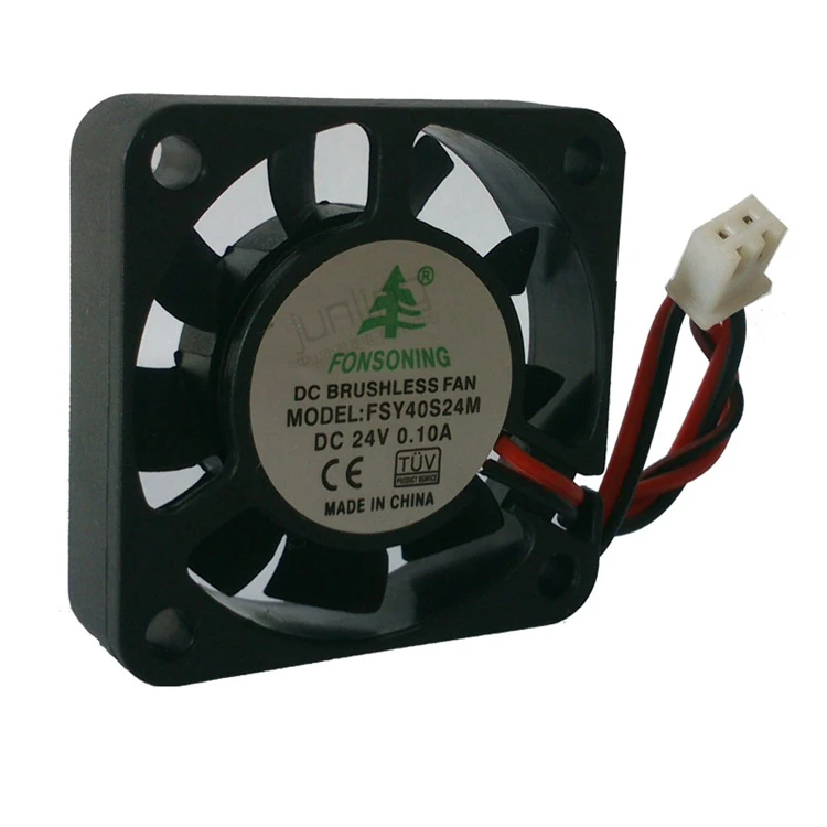 

2pcs FONSONING 40*40*10 FSY40S24M DC24V 0.1A cooling fan for Replicator 3D printer Fast ship
