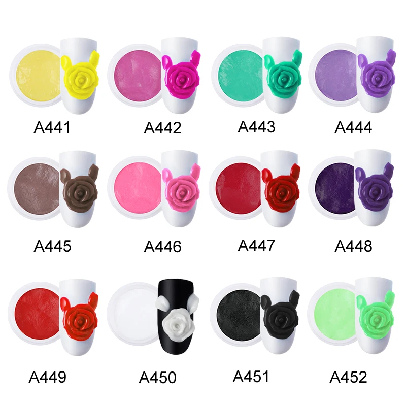 ROSALIND УФ гель для ногтей Гибридный резной узор Полупостоянный лак все украшения