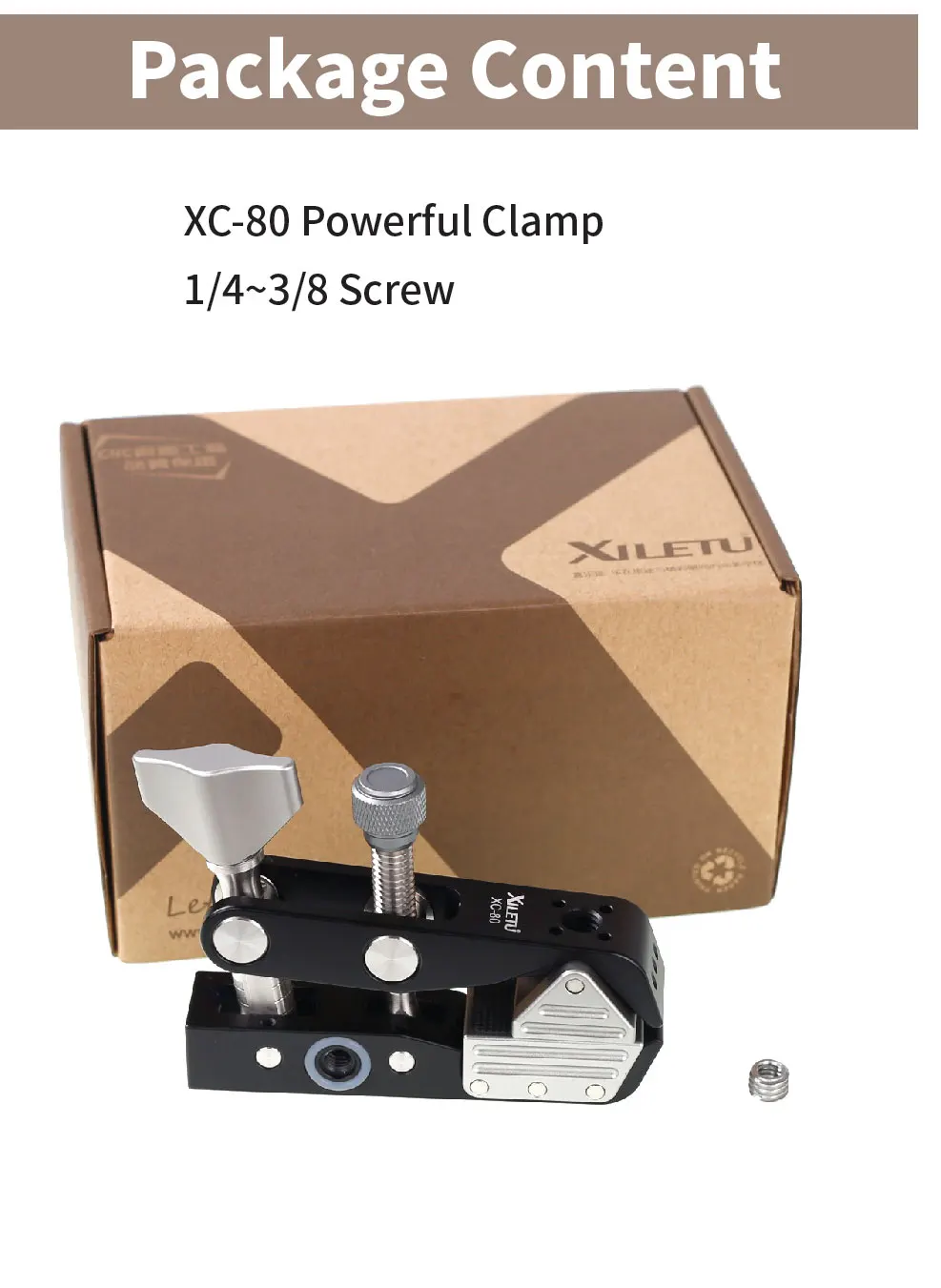 XILETU XC-80 путешествия мощный зажим держатель фотографии кронштейн для DSLR