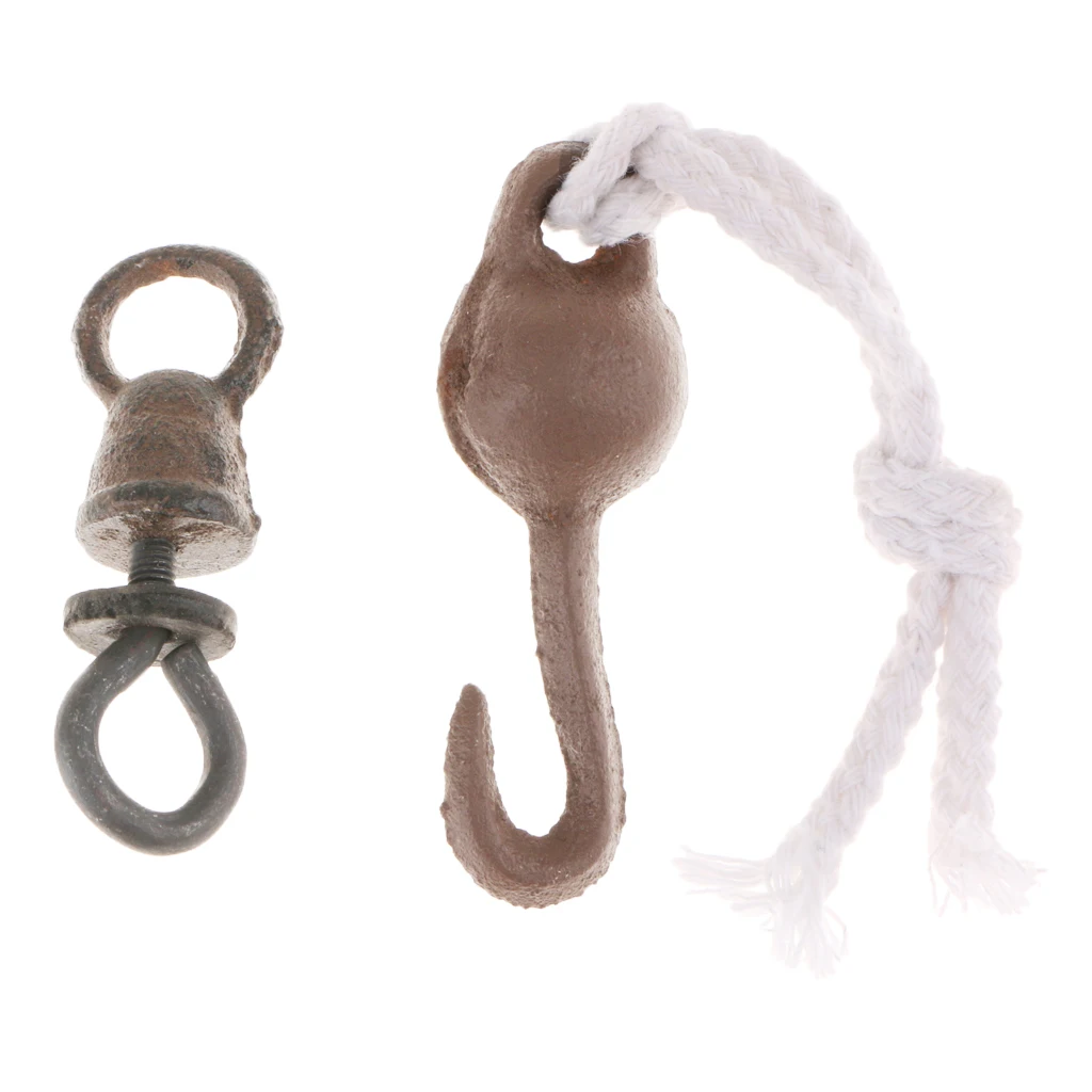 Винтажный стиль коричневый металлический Железный дверной звонок настенный