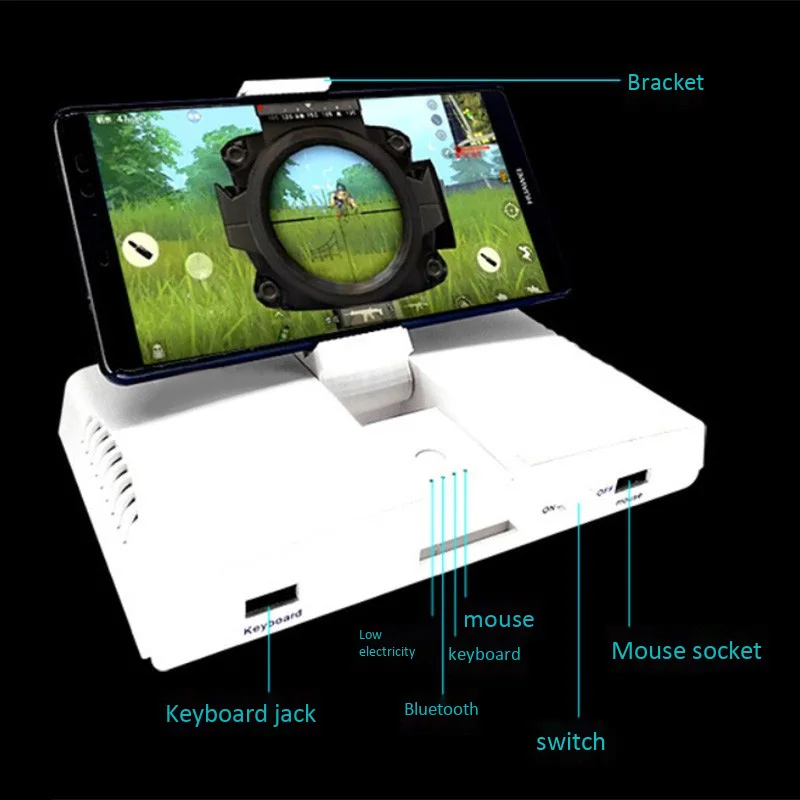 Powkiddy Bluetooth Battledock конвертер Подставка для зарядки док станция FPS игр с помощью