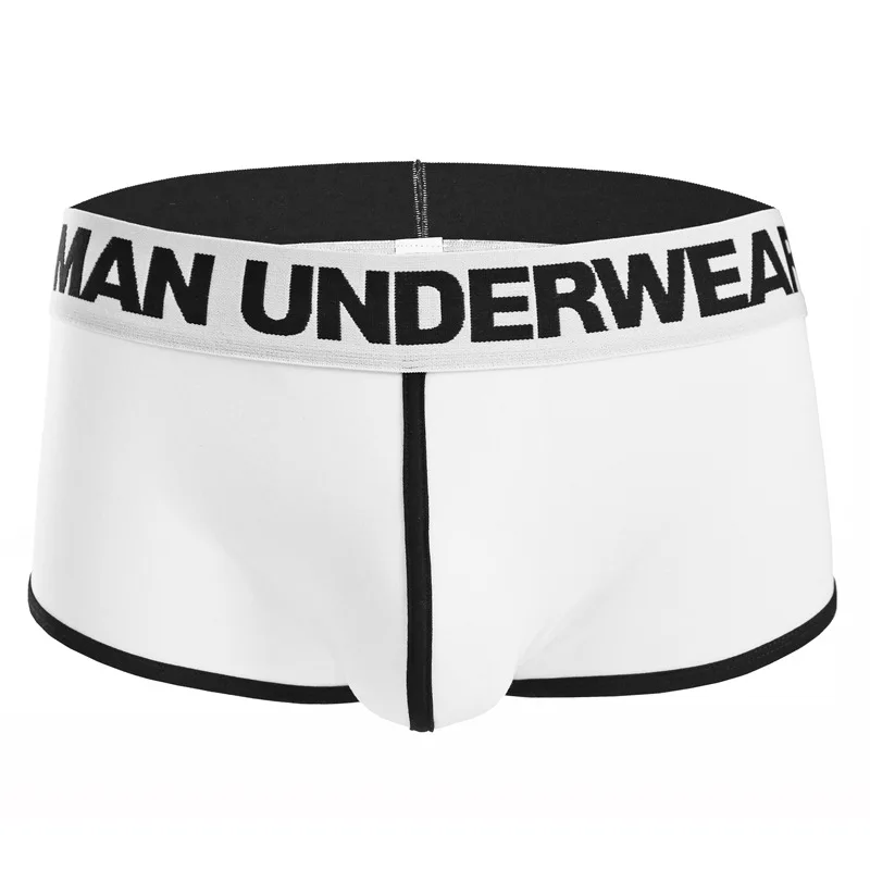 Высокое качество хлопок мужское Простое спортивное нижнее белье дышащие удобные