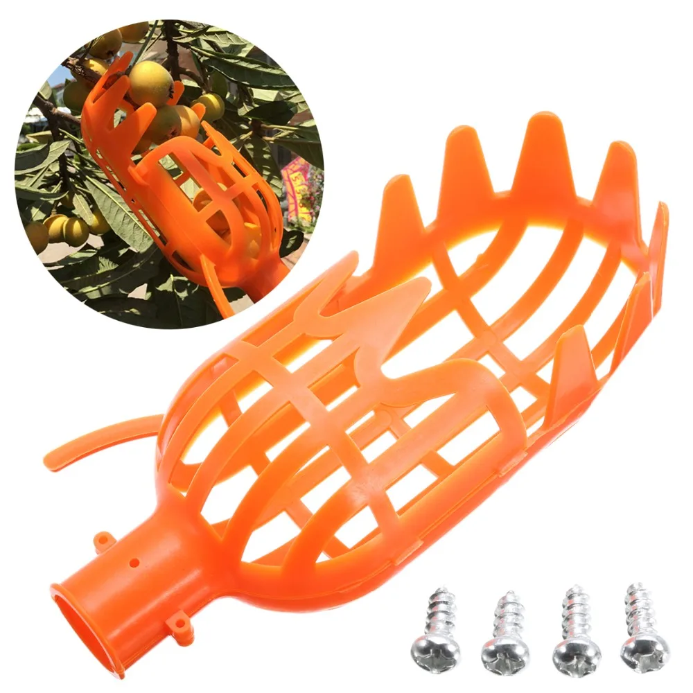 

1Pc Plastic Fruit Picker Without Pole Fruit Catcher Collector For Gardening Picking Tool