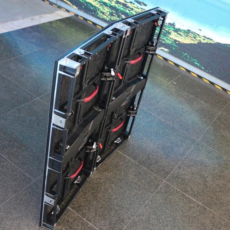 2k 4K P3.91 500x1000mm full color smd curved monitor die casting aluminum led screen indoor curved wall for stage background