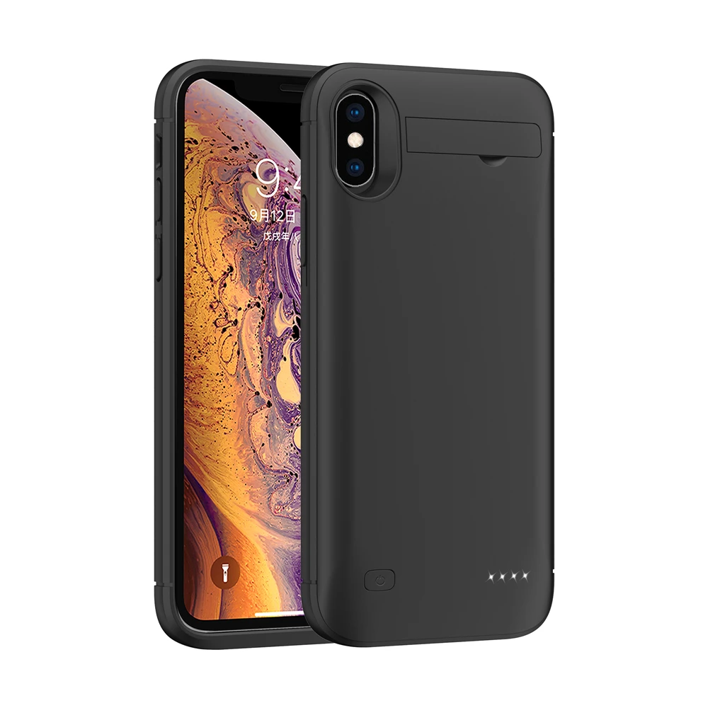 Чехол NTSPACE Ultra Slim power Bank для iPhone XS MAX XR, чехол для аккумулятора, чехол для резервного питания, чехлы для зарядки, внешний контейнер для аккумуляторных батарей