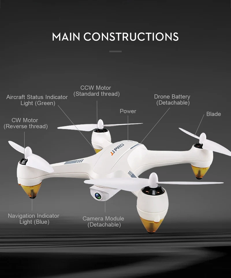 JJPRO X3 Летающая камера gps Радиоуправляемый Дрон дальний бесщеточный RTF Wi-Fi FPV 1080P Full HD Режим Внутренний Высота удерживающий светильник Радиоуправляемый квадрокоптер