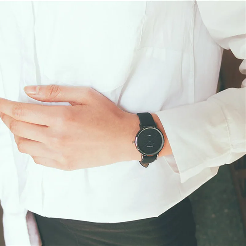 1 шт мужские и женские часы литературный Стиль пара наручные кварцевые в круглом