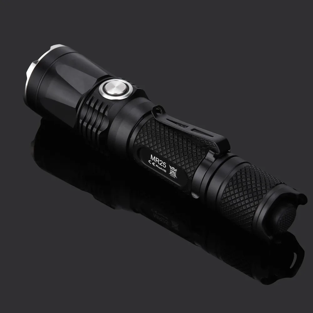 VOLLSION MR25 1*18650/2*16340/2 * CR123A USB Перезаряжаемый и разряжаемый тактический фонарик из