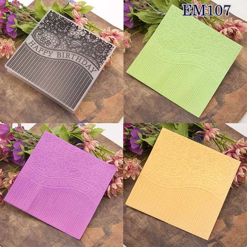 ZFPARTY новые смешанные Пластик папки для тиснения для DIY Скрапбукинг Бумага Craft/Декор для открыток поставки