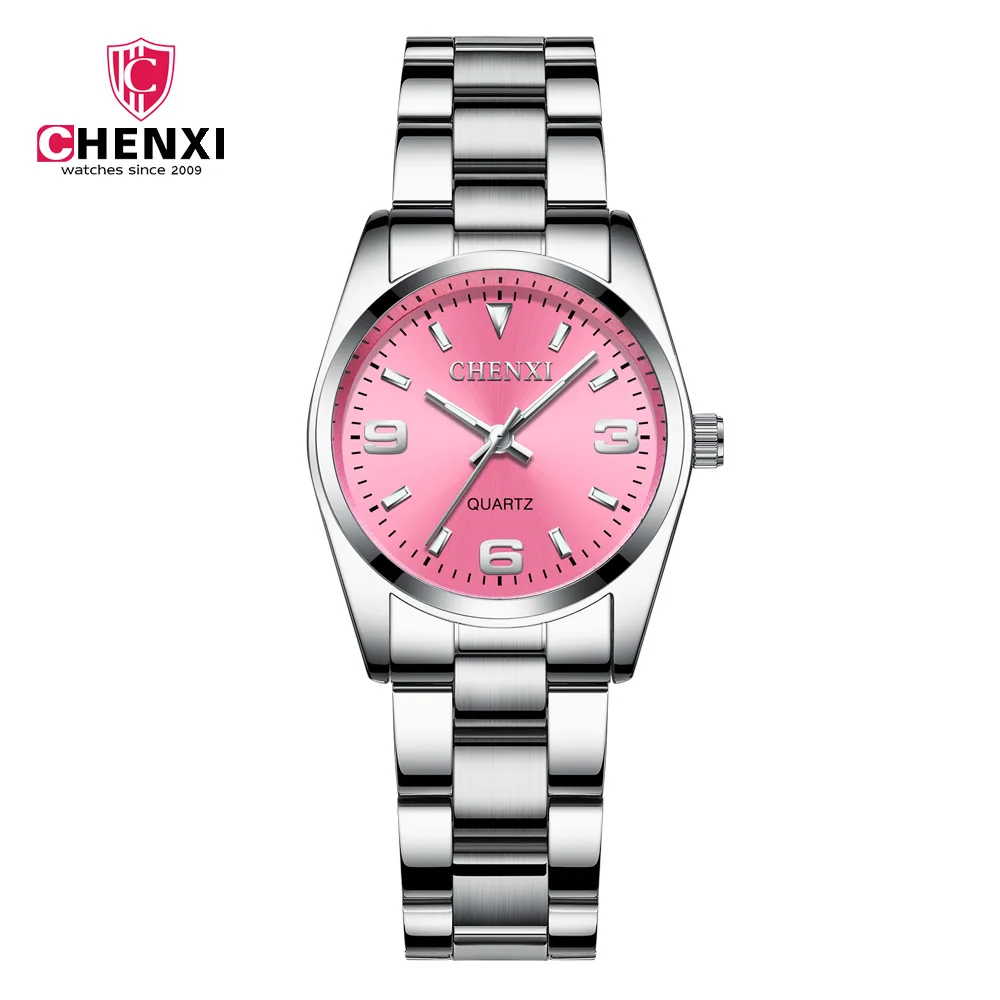 

Chenxi Brand Fashion Woman Men Lover Casual Stainless Steel Waterproof Business Quartz Clock Wrist Watch Relogio Masculino