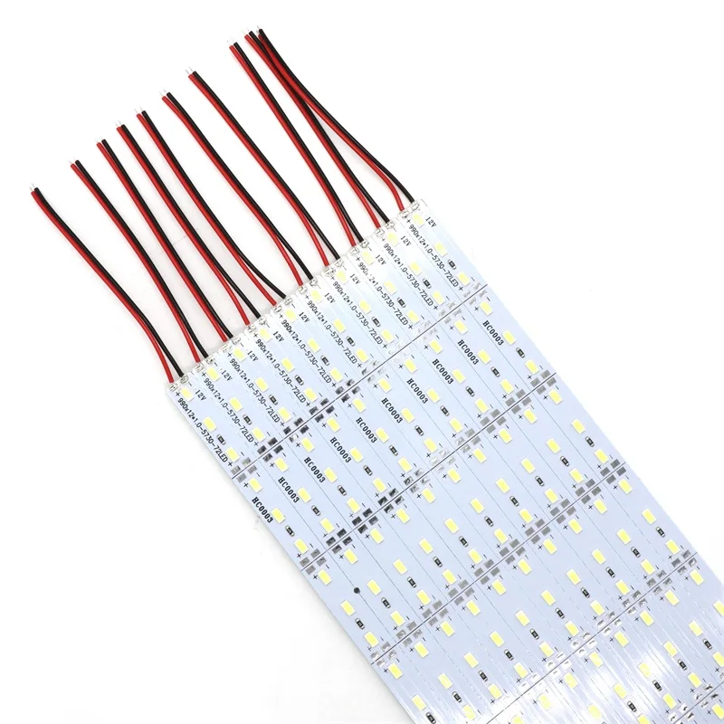 SZYOUMY 5730 Светодиодная лента не Водонепроницаемая SMD 72 LED s/M светодиодная жесткая 12 В