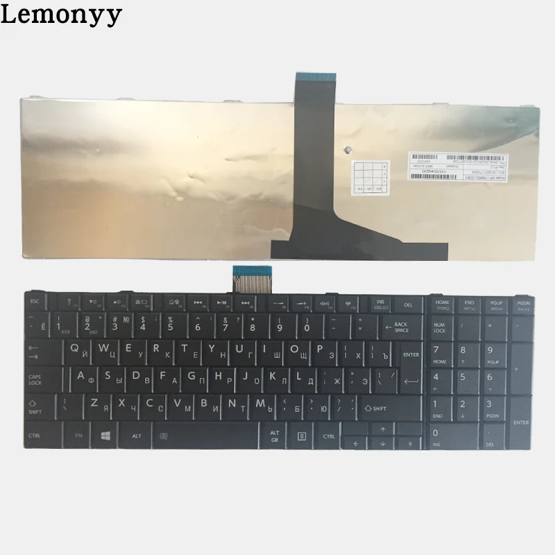 Русской клавиатуры для ноутбука TOSHIBA C850 C855D C850D C855 C870 C870D C875 L875 L850 L850D L855 L855D L870 L950 L950D L955 L955D Клавиатура ноутбука
