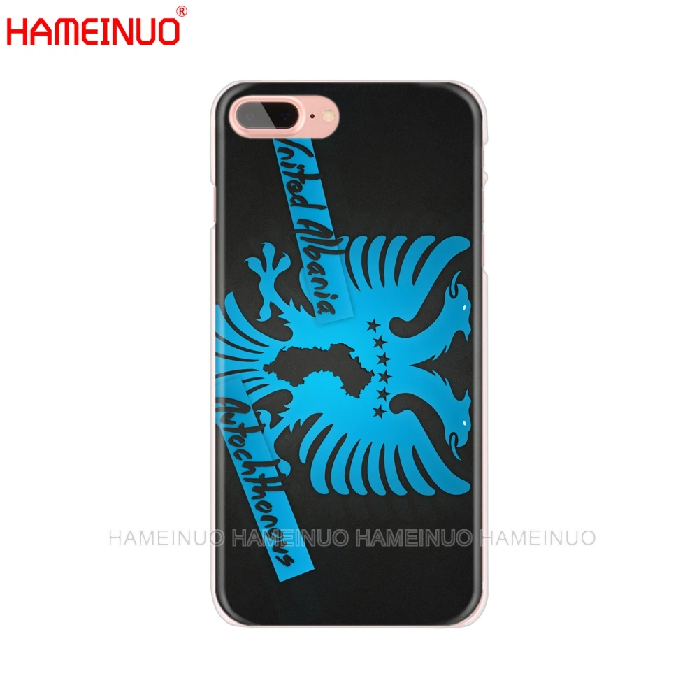 HAMEINUO с албанским флагом сотовый телефон чехол для iphone X 8 7 6 4 4s 5 5s SE 5c 6s