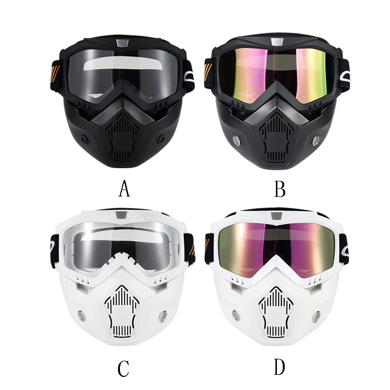 

MotoLovee Motorcycle Cross Country Mask Tactical Goggles Windproof Sand-proof Breathable Riding Outdoor Sports Mirror Glasses