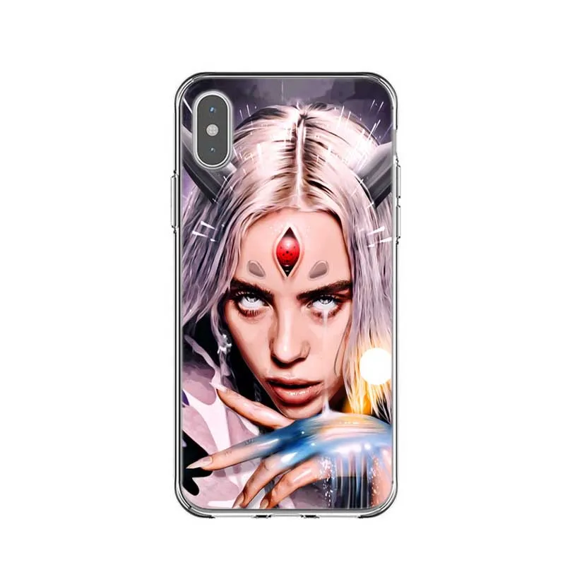 Billie eilish rainbow blohsh Ocean Eyes Soft TPU Silicone Back Cover Phone Case For iPhone X 5 5S SE 6 6SPlus 7 8 Plus XS MAX XR | Мобильные