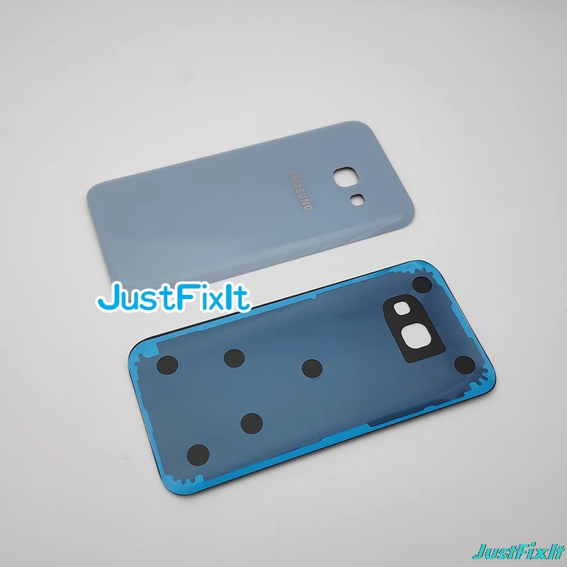 Замена крышки батареи для SAMSUNG Galaxy A3 2017 A320 Задняя крышка Дверь стеклянная корпуса