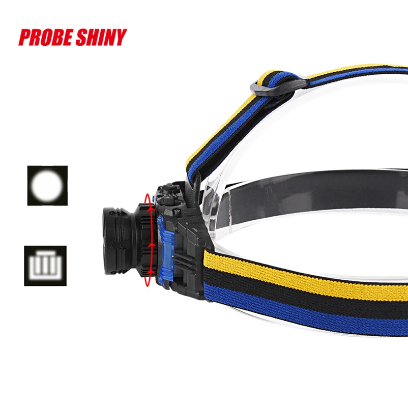 Портативный суперъяркий водонепроницаемый фонарик наружный Головной фонарь