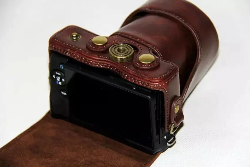 Чехол из искусственной кожи для видеокамеры Canon EOS M M2 EOSM EOSM2 чехол камеры с