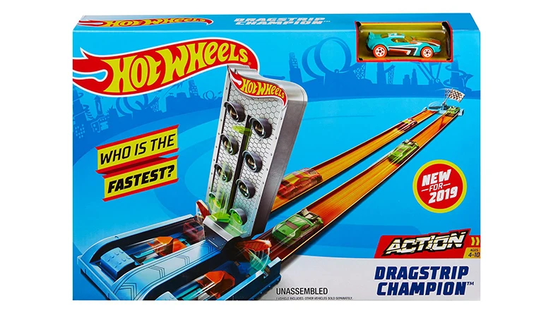 Hotwheels игрушка гоночный трек гоночный автомобиль Дрифт мастер машина чемпиона трек соревнование игрушка с другом GBF81 для детей игрушки подарок