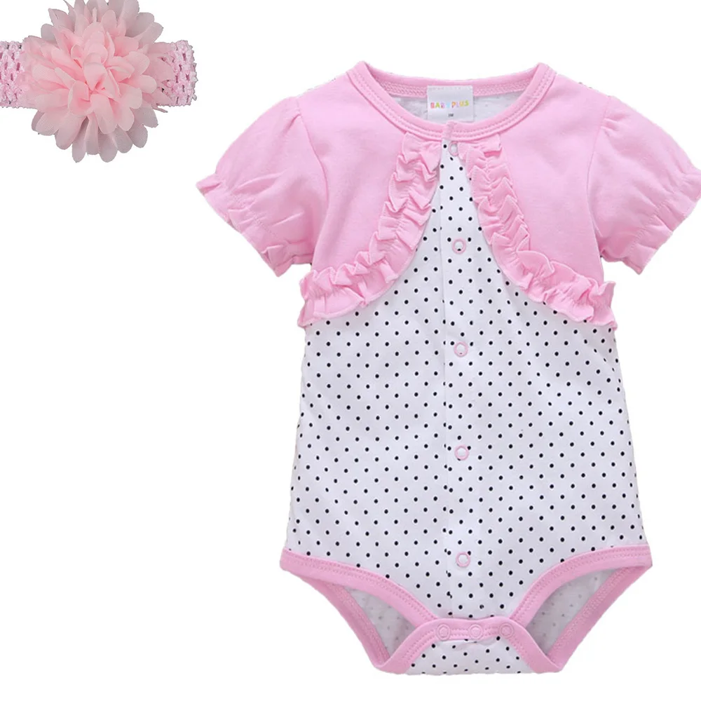 Красный/Розовый Модный новый дизайн боди для девочек 20-23 дюйма новорожденный