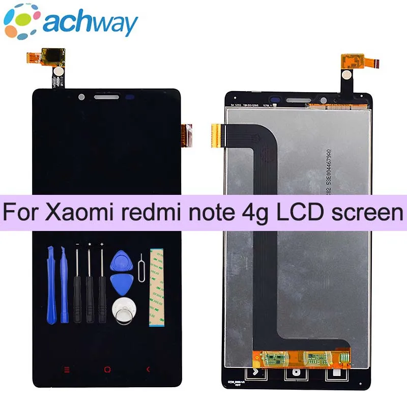 ЖК-дисплей для Xiaomi Redmi Note 4G сенсорный экран с дигитайзером в сборе замена 1280x720 5