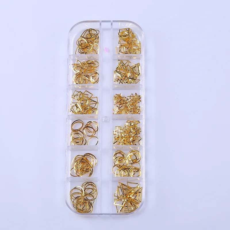 Аксессуары для дизайна ногтей украшения набор самоклеящихся блесток в форме