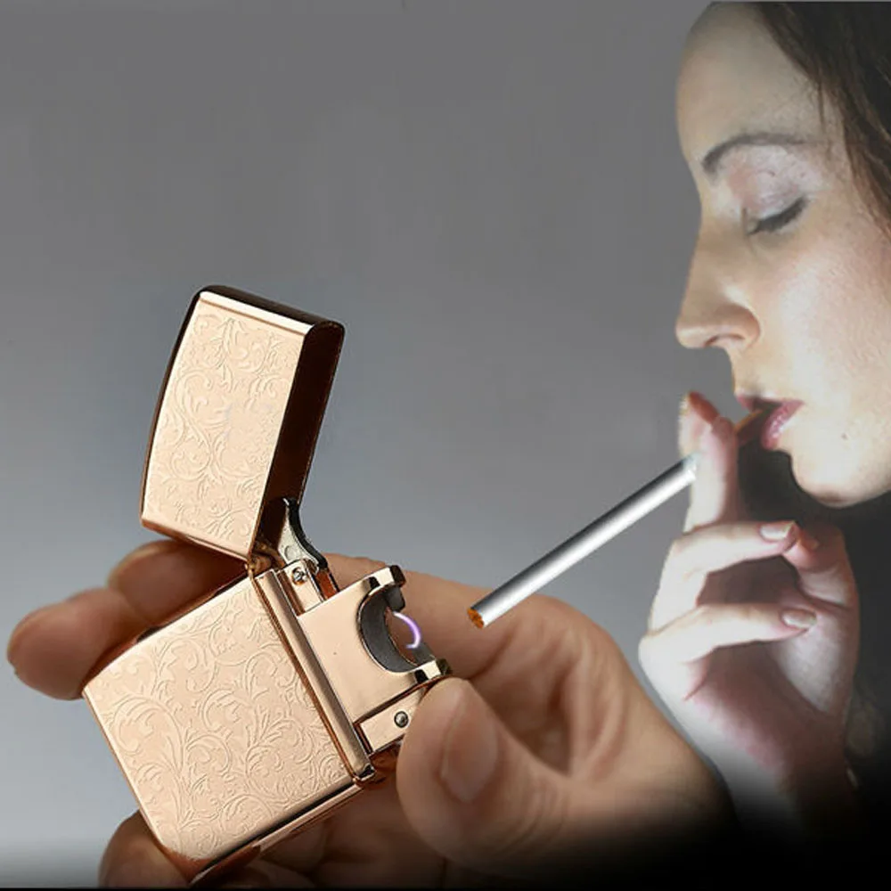 Usb дуговая Зажигалка для сигарет сигар электронные зажигалки мужчин|arc lighter|usb arc