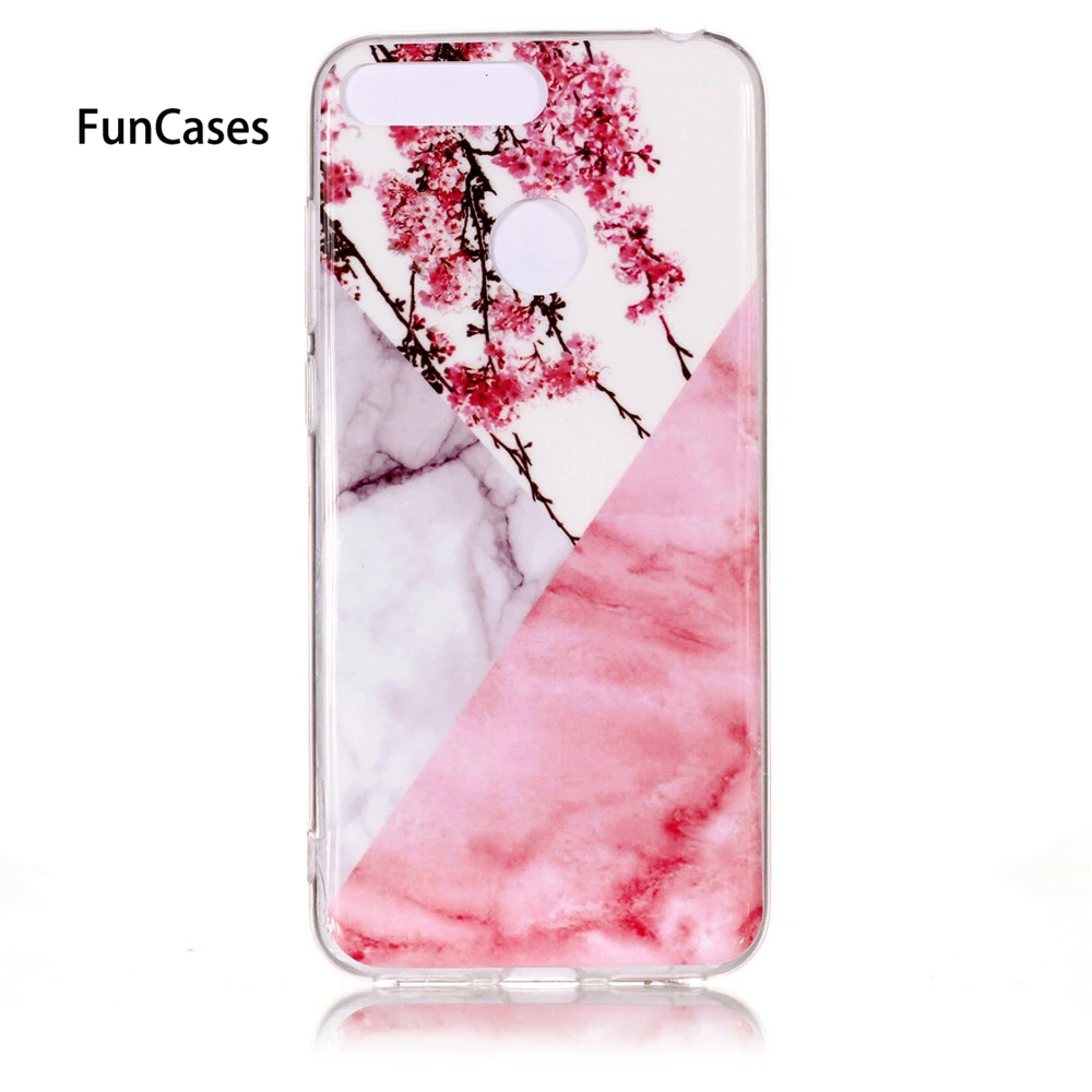 Honor 7C чехол на Coque huawei honor AUM L41 5 7 дюймов мраморный камень мягкий TPU задняя крышка