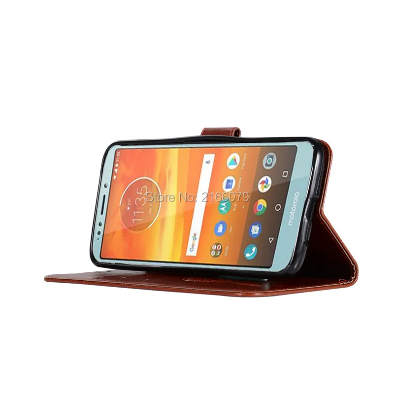 Роскошный флип-чехол из искусственной кожи для Motorola Moto E5 Plus/выше XT1924 5 99 дюйма с